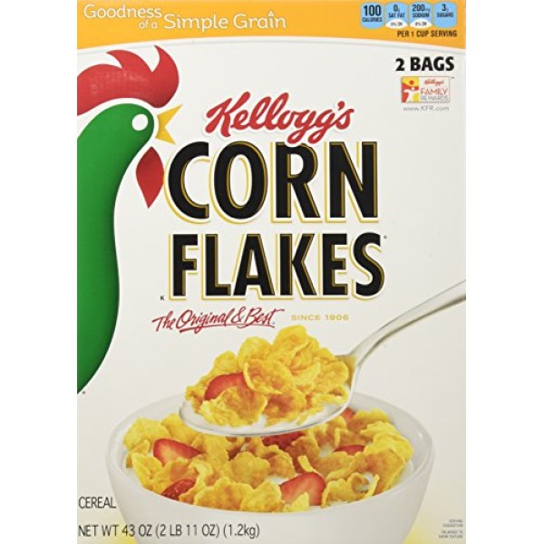 Frosted Flakes Kellogg's Cereal, 61.9 oz