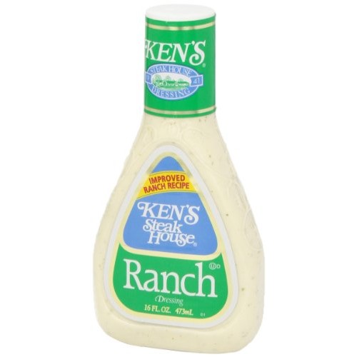 Kens Steak House, Ranch Salad Dressing, 16Oz