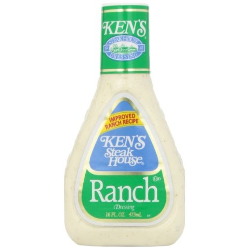 Kens Steak House, Ranch Salad Dressing, 16Oz