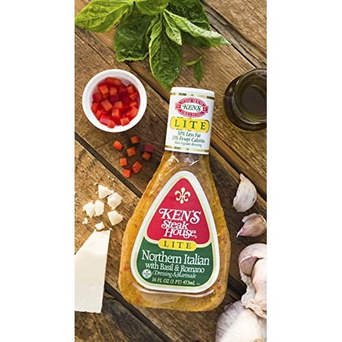 Kens Foods Lite North Italian Dressing, 16 Fl Oz