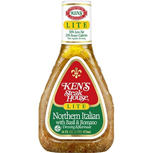 Kens Foods Lite North Italian Dressing, 16 Fl Oz