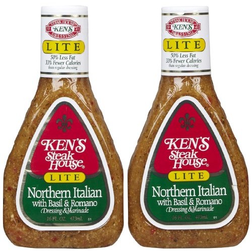 Kens Light Northern Italian Dressing, 16 Oz, 2 Pack - 2 Pk.