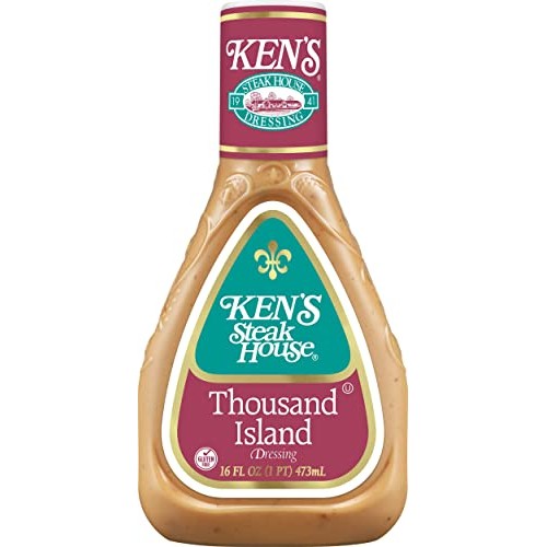 Kens Steak House Thousand Island Salad Dressing 16 Oz Pack Of 3