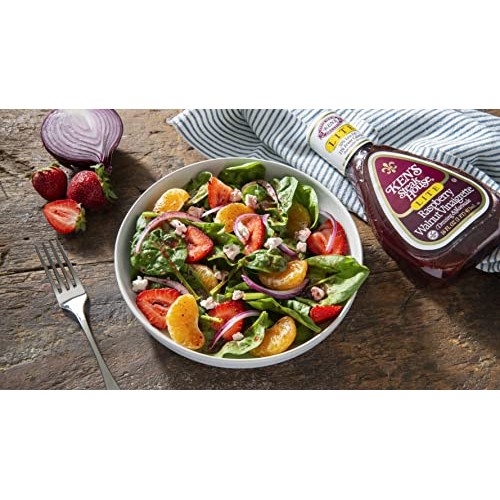 Kens Steak House Lite Raspberry Walnut Vinaigrette 16 Fl Oz ,