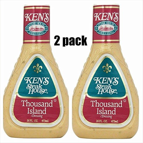 Kens Steak House Thousand Island Salad Dressing 16 Oz Pack Of 2