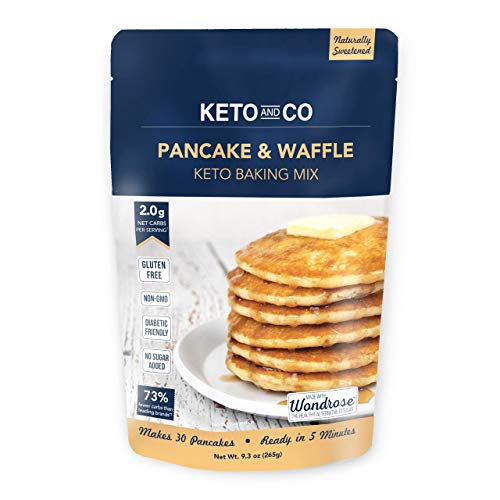 Keto Pancake &Amp; Waffle Mix By Keto And Co | Fluffy, Gluten Free,