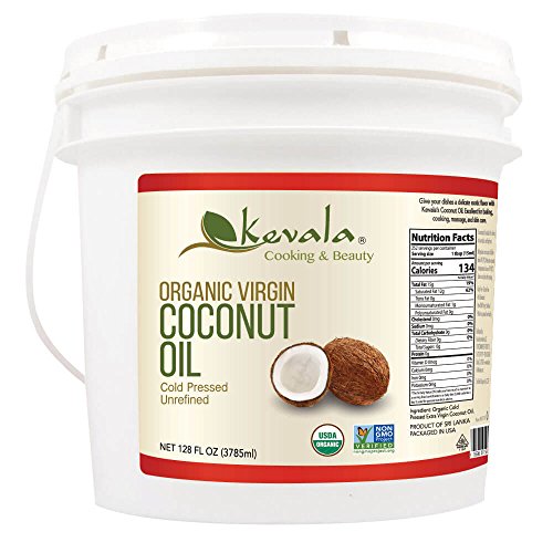 Kevala Organic Coconut Oil , 128 Fl Oz