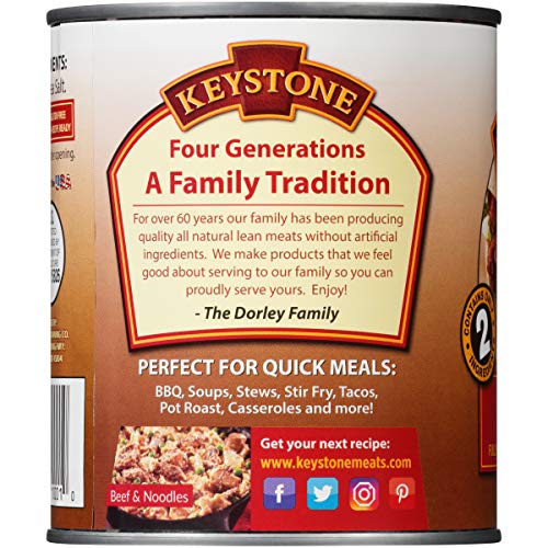 Keystone Meats All Natural Canned Beef, 28 Ounce