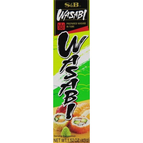 S&Amp;B Prepared Wasabi In Tube, 152 Oz 43 G Tubes Pack Of 10