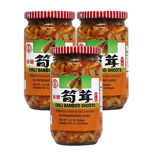 Crispy Chili Bamboo Shoot - 12.3Oz 3 Packs