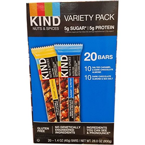 Kind Nut And Spices Bar Variety Pack, 20 Count