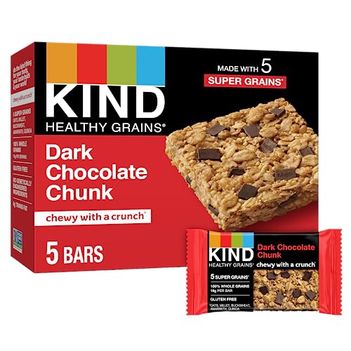 KIND Healthy Grains Bars, Dark Chocolate Chunk, Healthy Snacks, ...