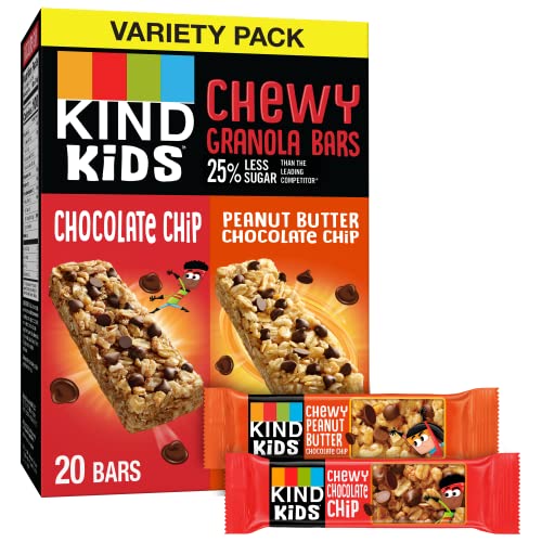 KIND KIDS Chewy Granola Bars, Chocolate Chip and Peanut Butter C...