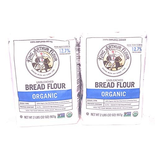 King Arthur Organic Bread Flour 2 Lb Bags (2)