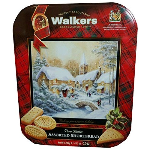 Walkers Premium Shortbread Selection Gift Tin 2.73 Pounds