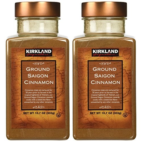 Kirkland Saigon Cinnamon 10.7 Oz Bottles Pack Of 2 - 21.4 Oz T