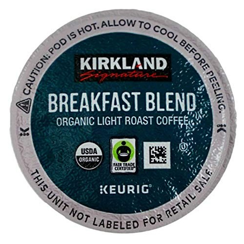 Kirkland Breakfast Blend Single-Cup Coffee For Keurig K-Cup Brew