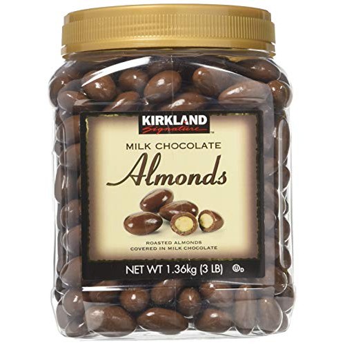 Kirkland Signature Milk Chocolate Almonds 2 Pack Jar