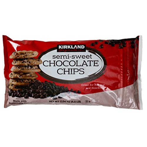 Kirkland Signature Semi-Sweet Chocolate Chips, 4.5 Pounds