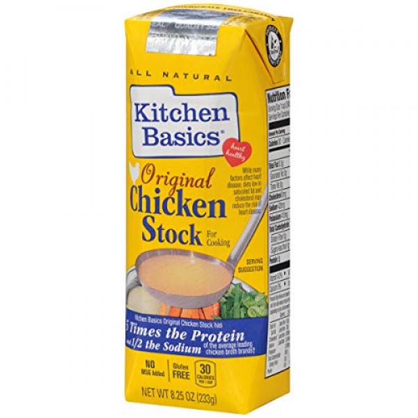 Kitchen Basics Chicken Stock, 8.25 OZ ( Pack of 12)
