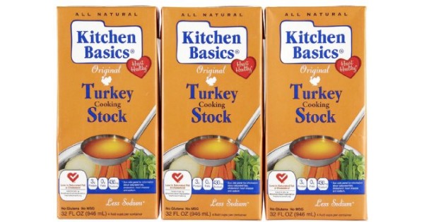 Kitchen Basics Turkey Stock (Gluten, Free), 32 Fl Oz (Pack ...
