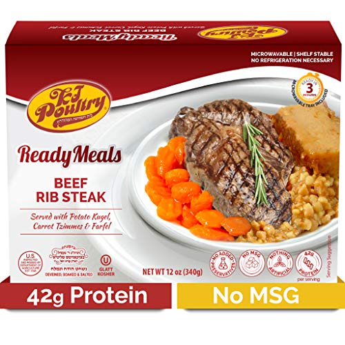 Kosher Mre Meat Meals Ready To Eat, Beef Rib Steak 1 Pack 42G