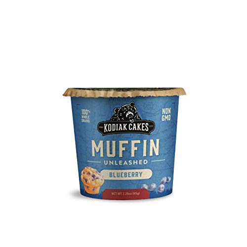 Kodiak Cakes Minute Muffins, Mountain Blueberry, 2.29 Ounce Pac...