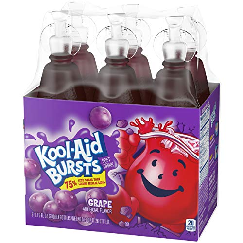 Kool-Aid Bursts Grape Ready-To-Drink Soft Drink, 6 Ct - 6.75 Fl