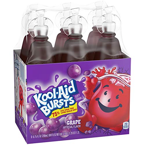 Kool-Aid Bursts Grape Ready-To-Drink Soft Drink, 6 Ct - 6.75 Fl