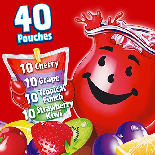 Kool-Aid Jammers Cherry, Grape, Tropical Punch &Amp; Strawberry Kiwi