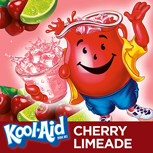 Kool-Aid Sweetened Cherry Limeade Powdered Drink Mix, Caffeine F