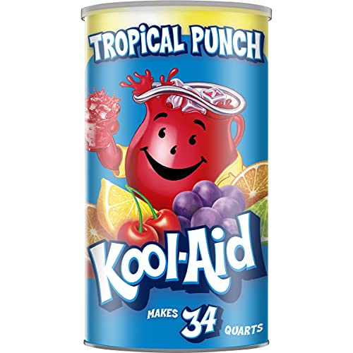 Kool-Aid Tropical Punch Flavored Caffeine Free Powdered Drink Mi