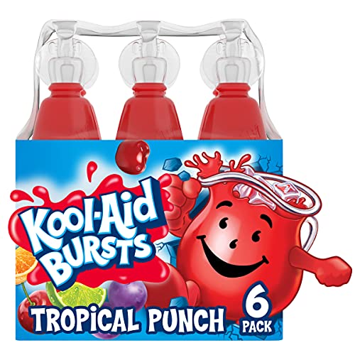 Kool-Aid Bursts Tropical Punch Soft Drink, 6.75 Fl Oz Pack Of 6