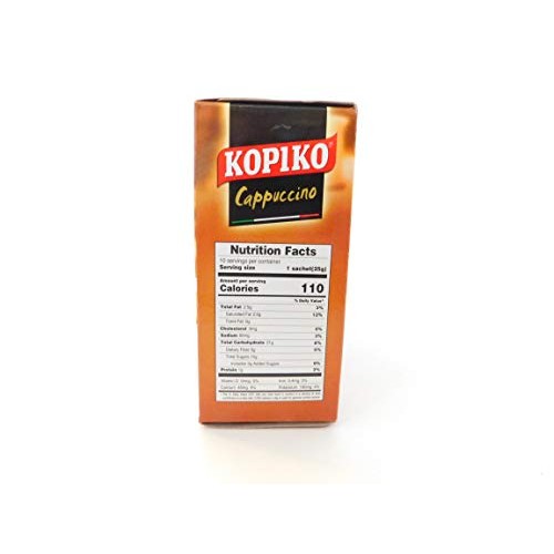 Kopiko Cappuccino Instant Coffee With Choco Granule 2 Pack