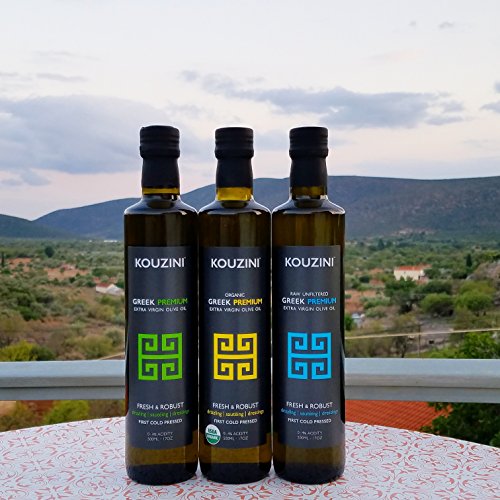 Kouzini Ultra Premium Greek Extra Virgin Olive Oil Trio 3-500 M