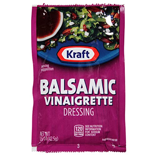 Kraft Balsamic Vinaigrette Salad Dressing Single Serve 1.5 Oz P