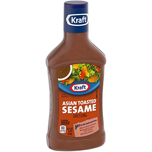 Kraft Asian Sesame Dressing 16 Fl Oz Bottles, Pack Of 6