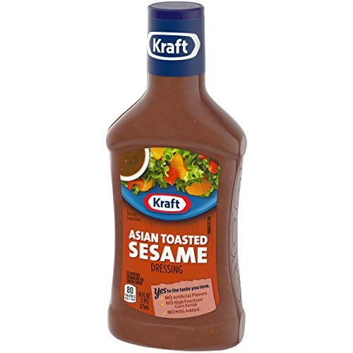 Kraft Asian Sesame Dressing 16 Fl Oz Bottles, Pack Of 6