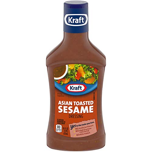 Kraft Asian Sesame Dressing 16 Fl Oz Bottles, Pack Of 6