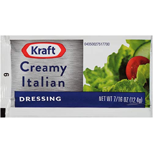 Kraft Creamy Italian Salad Dressing Single Serve Packet 0.44 Oz