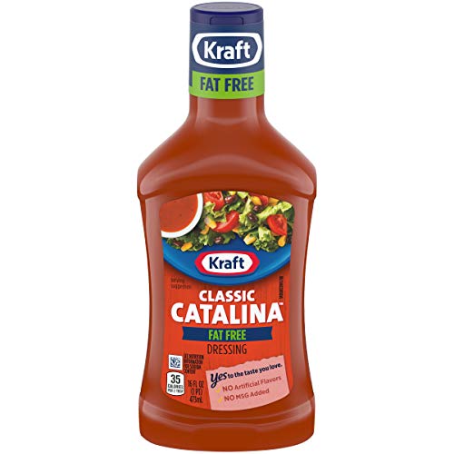 Kraft Catalina Fat Free Salad Dressing 16 Fl Oz Bottles, Pack O