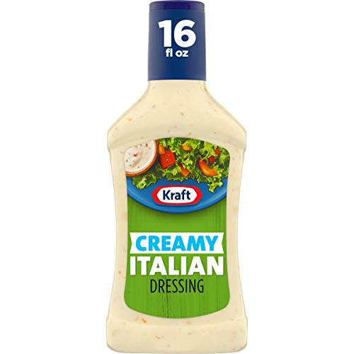 Kraft Creamy Italian Salad Dressing 16 Fl Oz Bottles, Pack Of 6