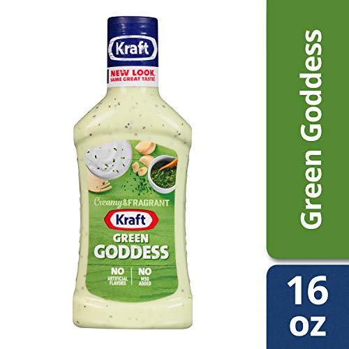 Kraft Green Goddess Dressing 16 Fl Oz Bottles, Pack Of 6