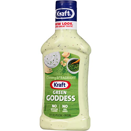 Kraft Green Goddess Dressing 16 Fl Oz Bottles, Pack Of 6