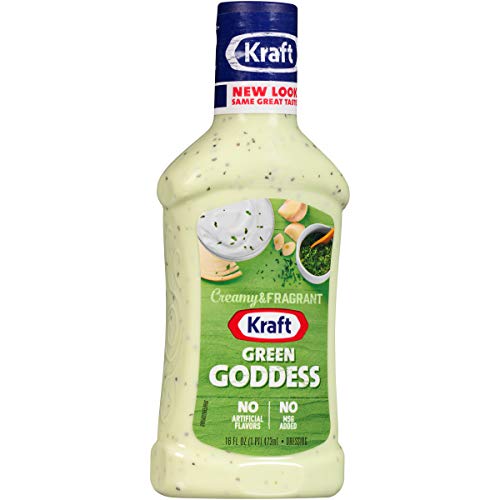 Kraft Green Goddess Dressing 16 Fl Oz Bottles, Pack Of 6