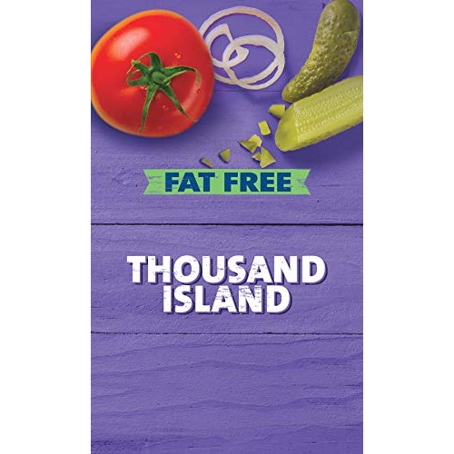 Kraft Thousand Island Fat Free Salad Dressing 16 Fl Oz Bottles,