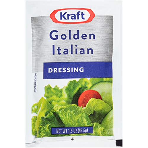 Kraft Golden Italian Dressing 1.5 Oz Packets, Pack Of 60