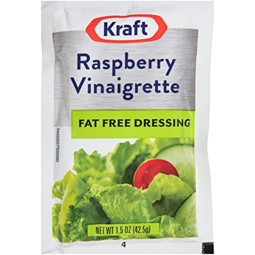 Kraft Raspberry Vinaigrette Fat Free Salad Dressing 1.5 Oz Pack