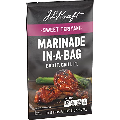 J.L. Kraft Sweet Teriyaki Marinade-in-a-Bag Liquid Marinade 12 ...