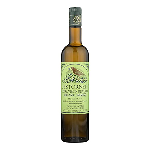 L Estornell, Oil Olive Extra Virgin Organic, 25.3 Fl Oz